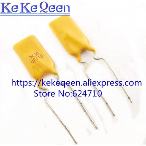 10PCS/LOT Self Recovery Fuse RUEF110 X30UF110 UF110 30V 1.1A 1100MA PPTC