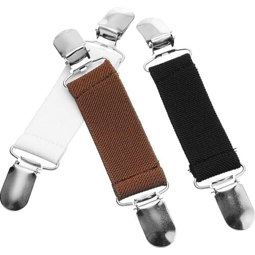 3PCS Hot Sale Silver Metal Dress Pants Garment Clip Waistband Extender Clothes Accessory Multifunction for Fixed Bed Sheet Sofa