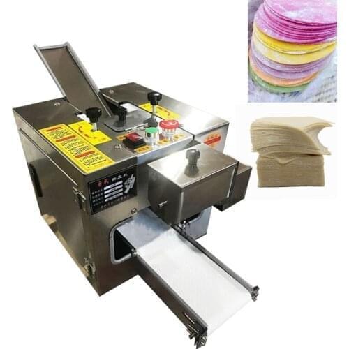 The latest model of stainless steel automatic dumpling wrapper machine / imitation handmade dumpling wrapper packaging machine
