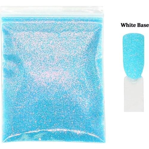 10g/bag Gradient Shiny Nail Glitter Powder Sugar Sparkly Nail Art Chrome Pigment Flakes Dust DIY Polish For Manicure Decoration