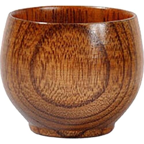 Handmade Natural Wooden Tea Cups Wooden Cups Drinkware Mini Wood Cup 50ml for Home Office Kung Fu Tea Accessories