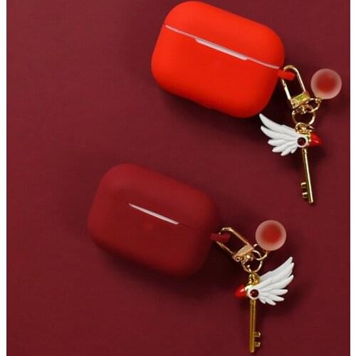 For AirPod 3 Case Luxury Keyring Silicone Wireless Earphone Cases For Apple Airpods Pro Case Cute Cover Funda