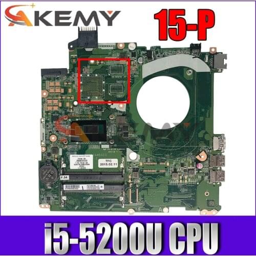For HP 15-P Series Laptop Motherboard 782931-001 782931-501 DAY11AMB6E0 With i5-5200u CPU 100% Tested Fast Ship