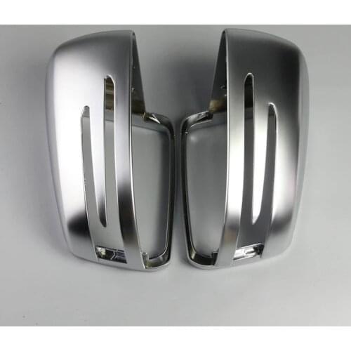 For Mercedes Benz A B S C E CLASS W204 W212 W218 W221 Chromed Silver Rearview Mirror Cover Side Door Car Modification Auto Parts