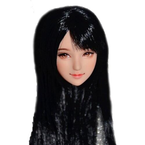 Estartek Hand Makeup Customized SY62 1/6 Young Obitsu OB27 Head Sculpt for 12inch Action Figure DIY