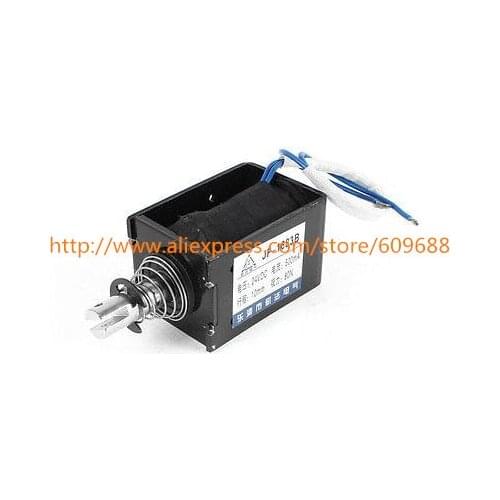 JF-0826B DC24V 350mA 20N/10mm Pull Push Linear Motion Solenoid Electromagnet,Power Accessories