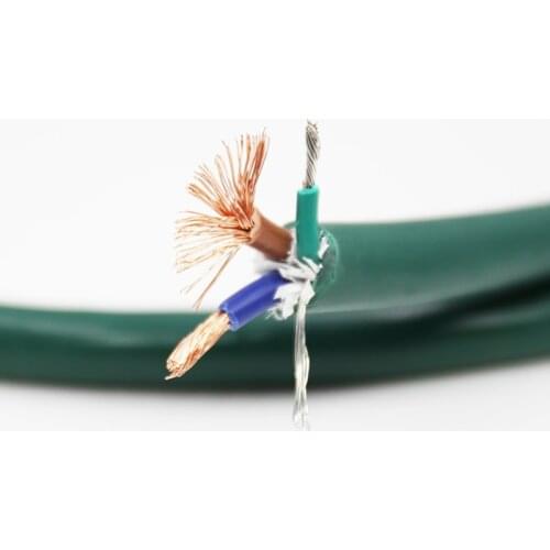 1.5M HiFi Power Cord cable Amplifier CD player PL-1500 Pure Copper Audiophile DIY AC Power Cable