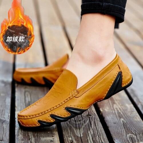 Fashion for sapato zapatos shoes 2020 spring hombre men flat causal new leather para casual de mens breathable masculino Mens
