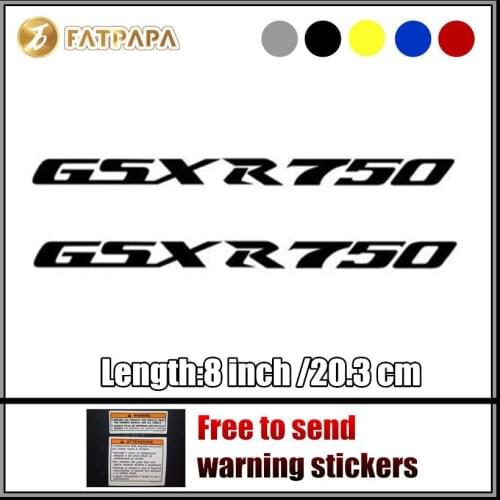 Motorcycle bike Fuel tank Wheels Fairing notebook Luggage helmet MOTO Sticker decals For Suzuki GSXR 750 GSXR750