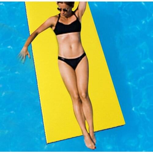 Single Water Blanket Summer Floating Bed Floating Water Hammock Swimming Pool Mats Soft Mat For Entertainment