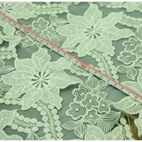 POp7 textile high-grade silk milk Eugen yarn embroidery cotton fabric wholesale fashion home textile embroidery cloth new Best