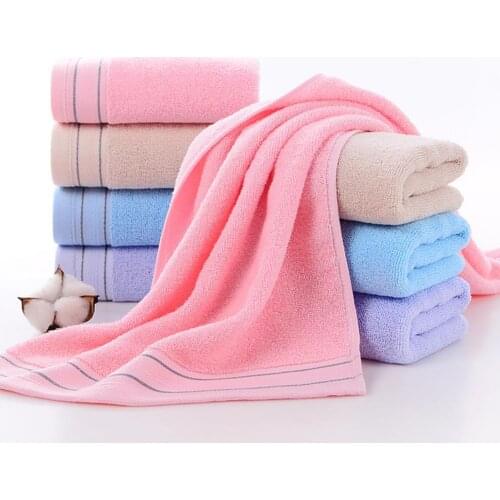 Portable Great Thicken Large Anti-fade Towel 4 Colors Bath Towel No Odor Home Thickened Softness Face Towel Bathroom