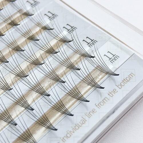 GAHAMACA Lashes Premade Volume Wide fans 3d/4d/5d/6d Short Stem Russian Volume Professional Eyelash Extensions Faux Mink