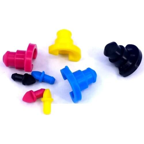 Rubber stopper air outlet seal outside printer cartridge ciss ink tank kit Silica gel plug