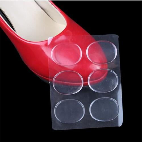 6Pcs/lot Self-Adhesive Silicone Gel Shoe Insole Inserts Pad Cushion Foot Heel Grips Liner Stickers Cushions Foot Protector