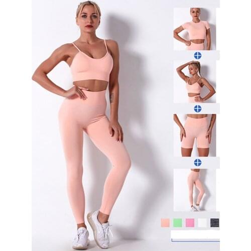 Sexy Sports Bra Women Solid Seamless Push Up Crop Top Bras Fitness Workout Gym Crop Top Quick dry Underwear