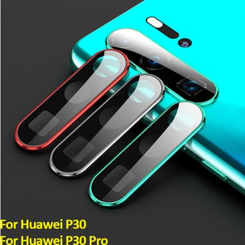 Glass Metal Camera Lens Protector For Huawei P30 P30 Pro Camera Glass Protection Ring For Huawei P30 Lite Pro Screen Protector