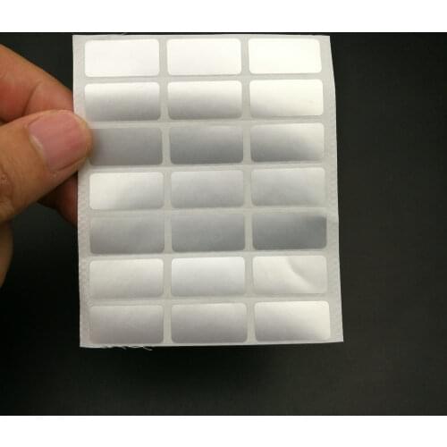 500pcs Custom Print Tamper Proof Warranty VOID Label Sticker Small Size 20x10mm Can Do French Russian Spanish Language