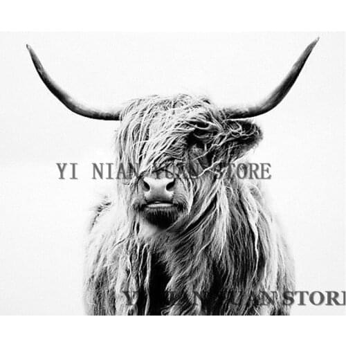 5d DIY Diamond Embroid Cow"Full square/round resin drill Diamond Painting Cross Stitch animal Diamond Mosaic pattern home decor