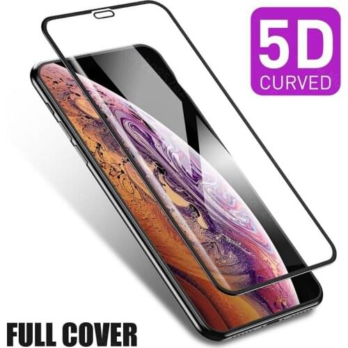 5D Tempered Glass For iPhone 13 Pro Max Mini Glass Screen Protectors For iPhone 12 11 Pro Max Mini XR XS Max High Quality Films