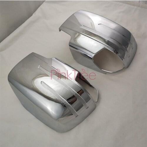 ABS Chrome Car Side Door Rear View Mirror Cover For ISUZU DMAX 2012 2013 2014 2015 Car Styling Acessories