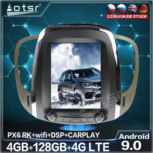 128GB Tesla Screen For Buick lacrosse 2008-2014 Car Radio Multimedia Video Player Android 9.0 GPS Navigation 4G LTE Autoradio BT