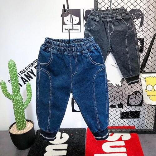 Fashion Baby Boys Jeans Childrens Denim Pants 2019 Autumn New Toddler Trousers Kids Cowboy Casual Jeans Baby Boys Harem Pants