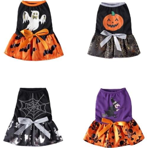 2020 Pet Dog Clothes Halloween Cosplay Costume Cartoon Princess Dress For Small And Medium Dogs Chihuahua Clothes