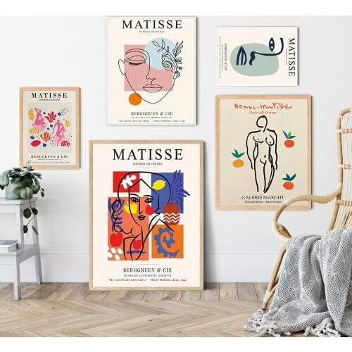 Canvas Color Painting Mural Decorative Art Posters Home Decoration Living Room Office decor Morandi Peak Impressionism Painted