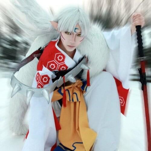 HOT NEW Origina 2020 anime Invyasha cos costume Sesshoumaru cosplay costume show out service