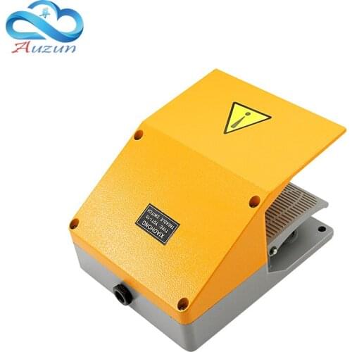Foot switch YDT1-15 aluminum shell gray double pedal switch machine tool accessories switch