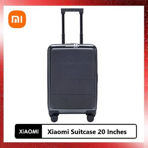 Original Xiaomi Suitcase 20 Inches Standard Boarding Case PC material SA Double Code Lock Business Luggage 360° Universal Wheel