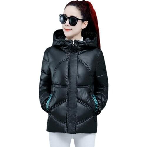Parka Women New Winter Jacket Coat Hooded Outwear Warm Parkas Thick Cotton Padded Female Casual Basic Coats Overalls