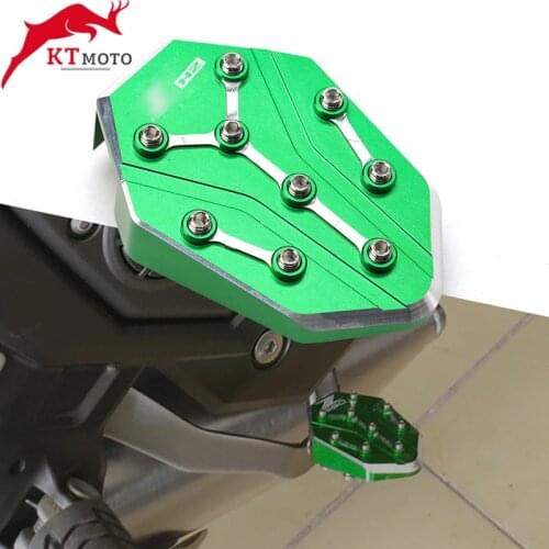 With logo ''ZH2" For KAWASAKI ZH2 Z H2 Zh2 2019-2021 Motorcycle Rear Foot Brake Lever Peg Pad Enlarge Extender Footrests Pedals