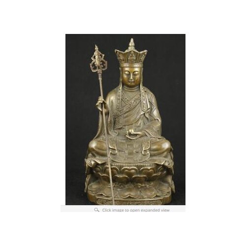 Collecting OLD copper decoration bronze Elaborate Chinese Old Brass Collectable Handwork Buddha Statue