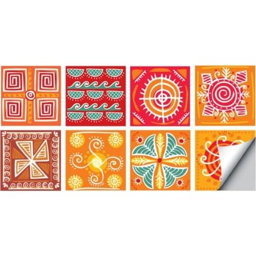 Modern Style Fashion Practical Trend Tile Wallpaper Removable And Stick Wallpaper 15 X 15 Cm Tiles Wall Stickers Set Home Decor