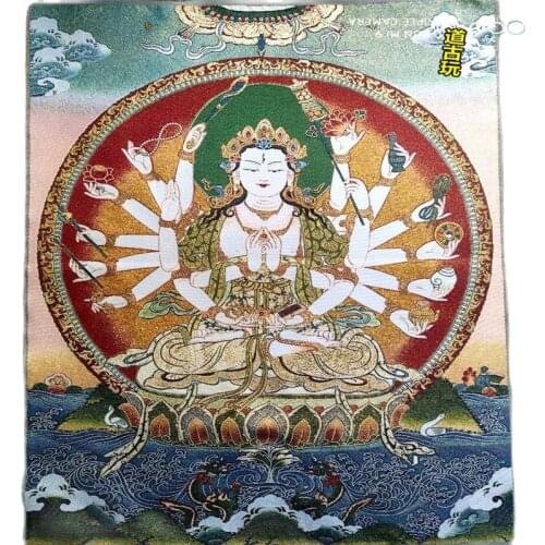 Tibet Nepal portrait tapestry Buddha statue zhunti Buddha mother Thangka