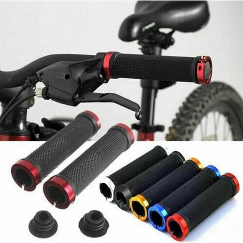 Bicycle Grips Bike-Handlebar Bicycle-Grips Road-Mountain-Bike Double-Lock Road-Cycling on MTB 1-Pair Bike-Handlebar Bicycle-Grip