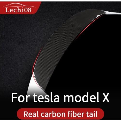 Rear spoiler for tesla model X accessories/car accessories model X tesla three tesla model X carbon/accessoires