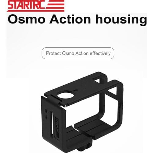Startrc Osmo ACTION ABS Cage Protective Shell Case Cover Vlog with 1/4 inch adapater for DJI OSMO Action cage Accessories
