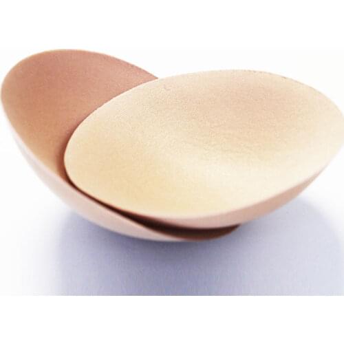 1Pair Round Soft Bra Inserts Pads Removable Sponge Bra Pads for Women Breast Push Up Enhancer Bra Pad Cups Insert Bra Bikini