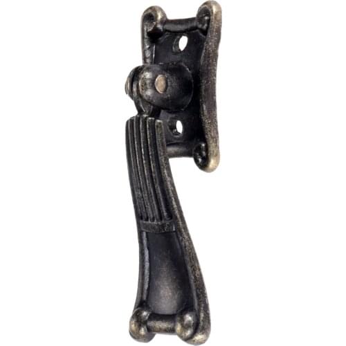 1Pc 65*20mm Zinc Alloy Antique Bronze Cabinet Handle Furniture Door Knobs Kitchen Drawer Cupboard Wooden Boxes Ring Pull Handles