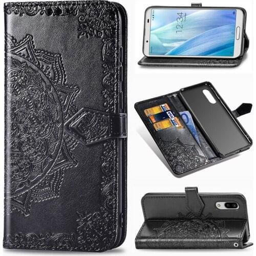 10PCS Mandala Pattern Wallet Flip Phone Case for Sharp Aquos Zero Sense 4 5G 3 Lite Plus R5G Zero2 R3 R2 SHV 47 44 43 42 SH-01