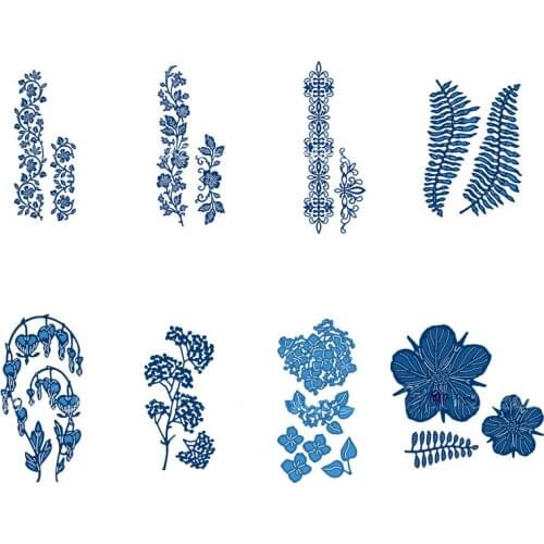 2019 New Grass Leaves Plants Metal Cutting Dies For Scrapbooking Embossing Paper Cards Photo Album DIY Craft