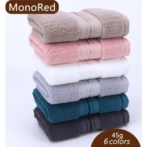 6Pcs Of Microfiber Quick-drying Towels Bathroom Wash Towels Pure Cotton Soft Clean Absorbent Pure 34x34cm Color Towel
