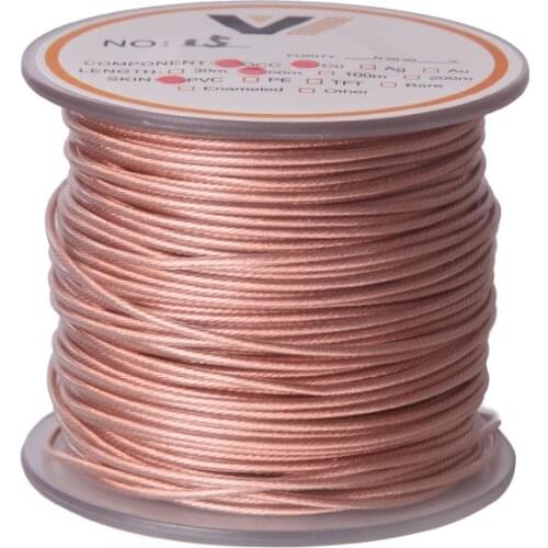 7n single crystal copper wire 56core OD:1.4mm 6meters