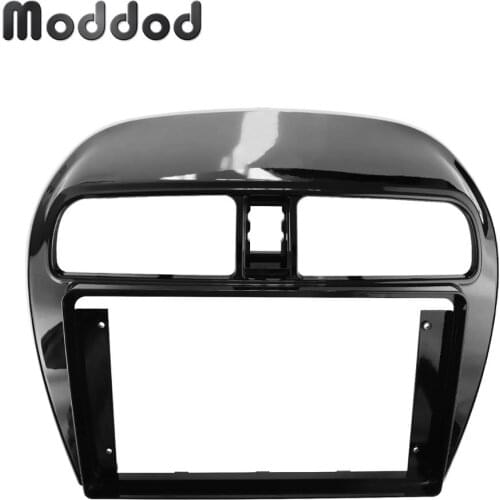 9 Inch Car Radio Fascia for MITSUBISHI Mirage 2012+ Space Star 2013+ Double Din Screen Dashboard Installation Kit Stereo Panel