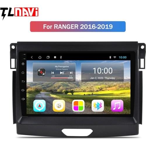 2G RAM Car Radio DVD Player GPS Navigation For Ford Ranger 2016~2019 Android 10 HD Displayer System Audio Video Stereo