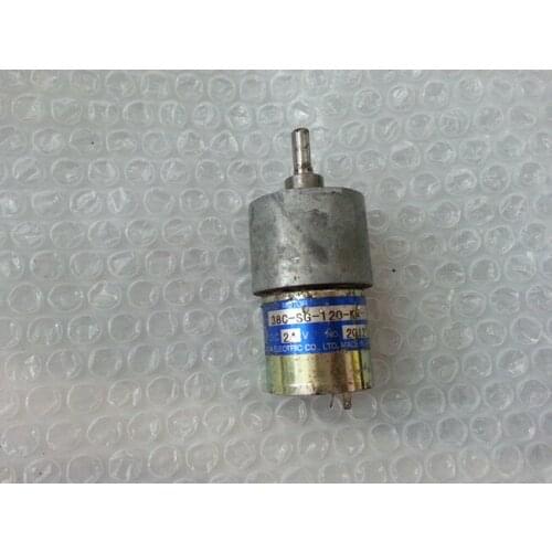 Used Japan TSUKASA TG-38C-SG-120-KA metal gear motor 12-24V 95 turn