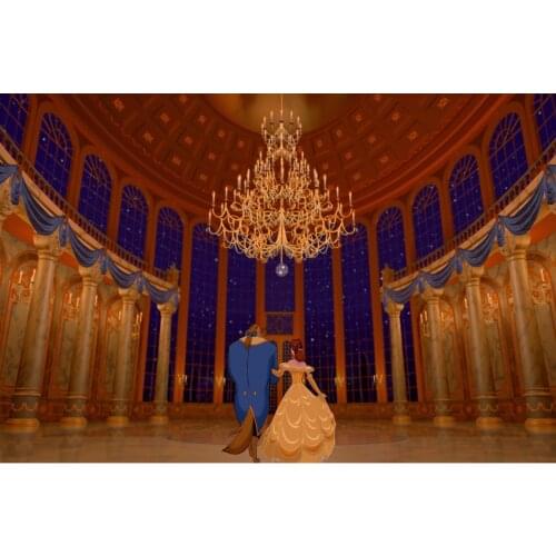 Fotografia Royal chandelier photo background vinyl prince dancing photography backdrop for photo studio props Photophone S-2735